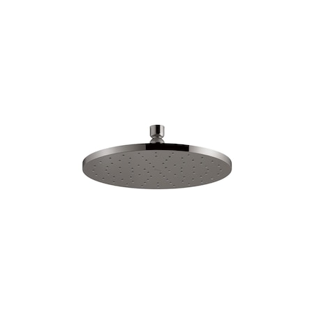 Contemporary Round 10" single-function rainhead, 1.75 gpm